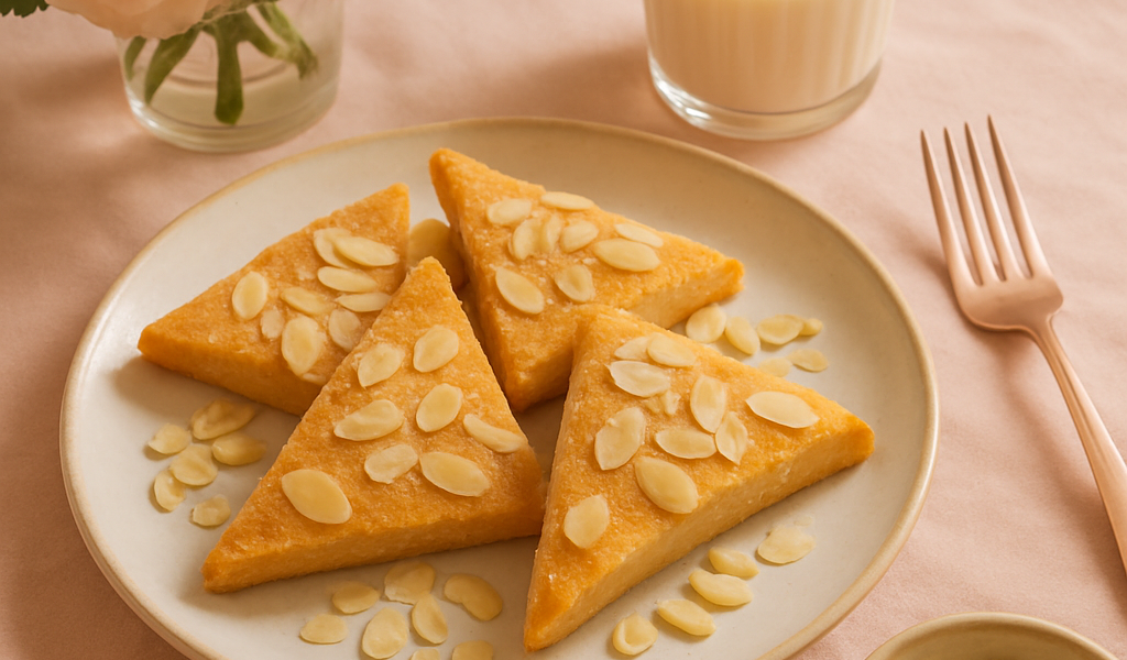 Recette triangles aux amandes