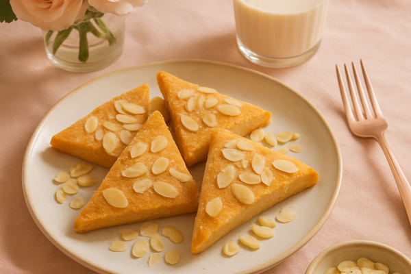 Recette triangles aux amandes